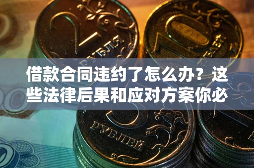 武汉借款合同违约了怎么办？这些法律后果和应对方案你必须知道