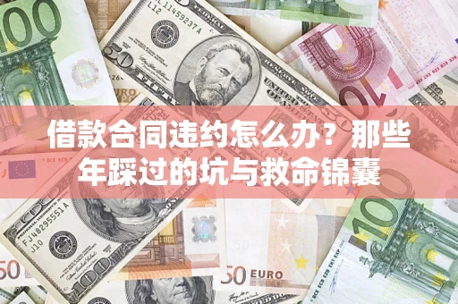 武汉借款合同违约怎么办？那些年踩过的坑与救命锦囊